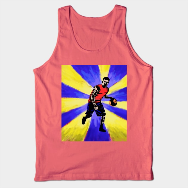 basketball attack Tank Top by denip